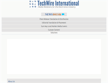 Tablet Screenshot of ezwire.com